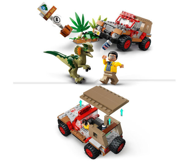 LEGO Outlet Jurassic World 76958 Zasadzka na dilofozaura - 1553875 - zdjęcie 4